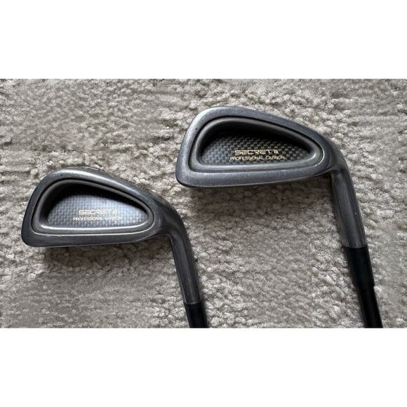 Yamaha Secret III Professional Carbon Gold Graphite Golf Clubs 6 & 8 Set of 2 - Picture 5 of 10